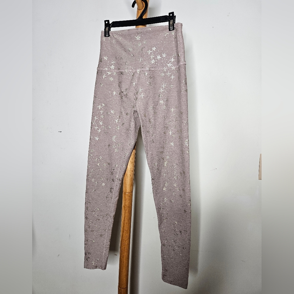 Beyond Yoga Softshine Leggings Stars Moon Constellation Cream Small